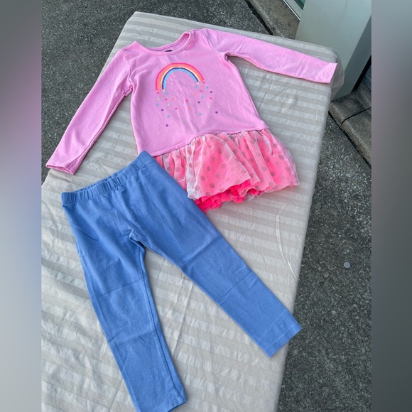 Rainbow winter dress 4T - Picture 1 of 5